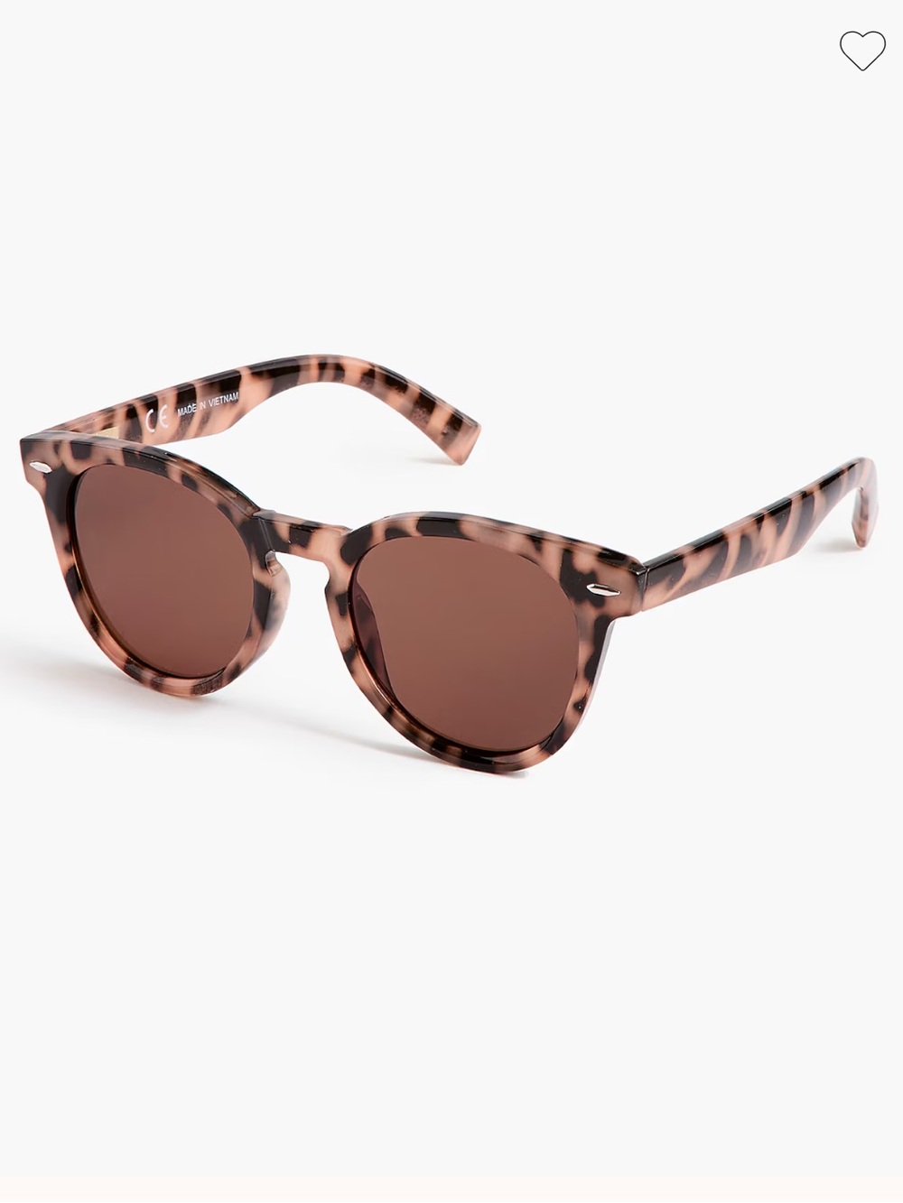 J crew blonde tort Round-frame sunglasses